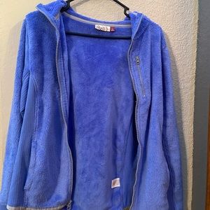 Blue fuzzy Jacket 💙🦋🌀